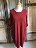 BB style - Jurk/Tuniek Bordeaux Rood