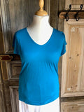 Normal Crazy - Basic Shirt Bareta - uni kleur petrol