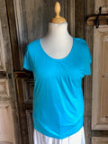 Normal Crazy - Basic Shirt Bareta - uni kleur hemels blauw