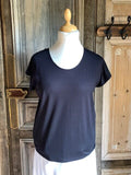 Normal Crazy - Basis Shirt Bareta - uni kleur zwart spandex