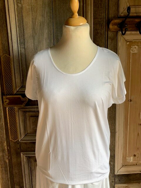 Normal Crazy - Basis Shirt Bareta - uni kleurwit spandex