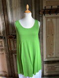 Normal Crazy Dress Aline apple green rayon
