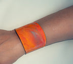 BB Style - Uniek handgemaakte armband van een LP - Oranje