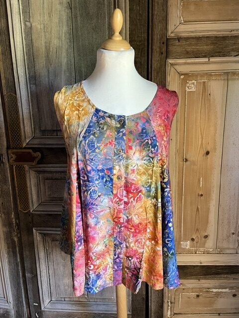 Normal Crazy - Blouse New Moza batik zonder mouw*