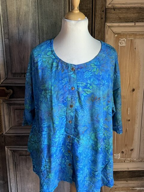 Normal Crazy - Wizard batik - korte mouw bloem
