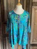 Normal Crazy - Wizard batik - korte mouw bloem