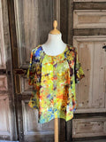 Normal Crazy - Blouse New Moza korte mouw - Batik