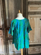 Normal Crazy - Blouse New Moza korte mouw - Batik