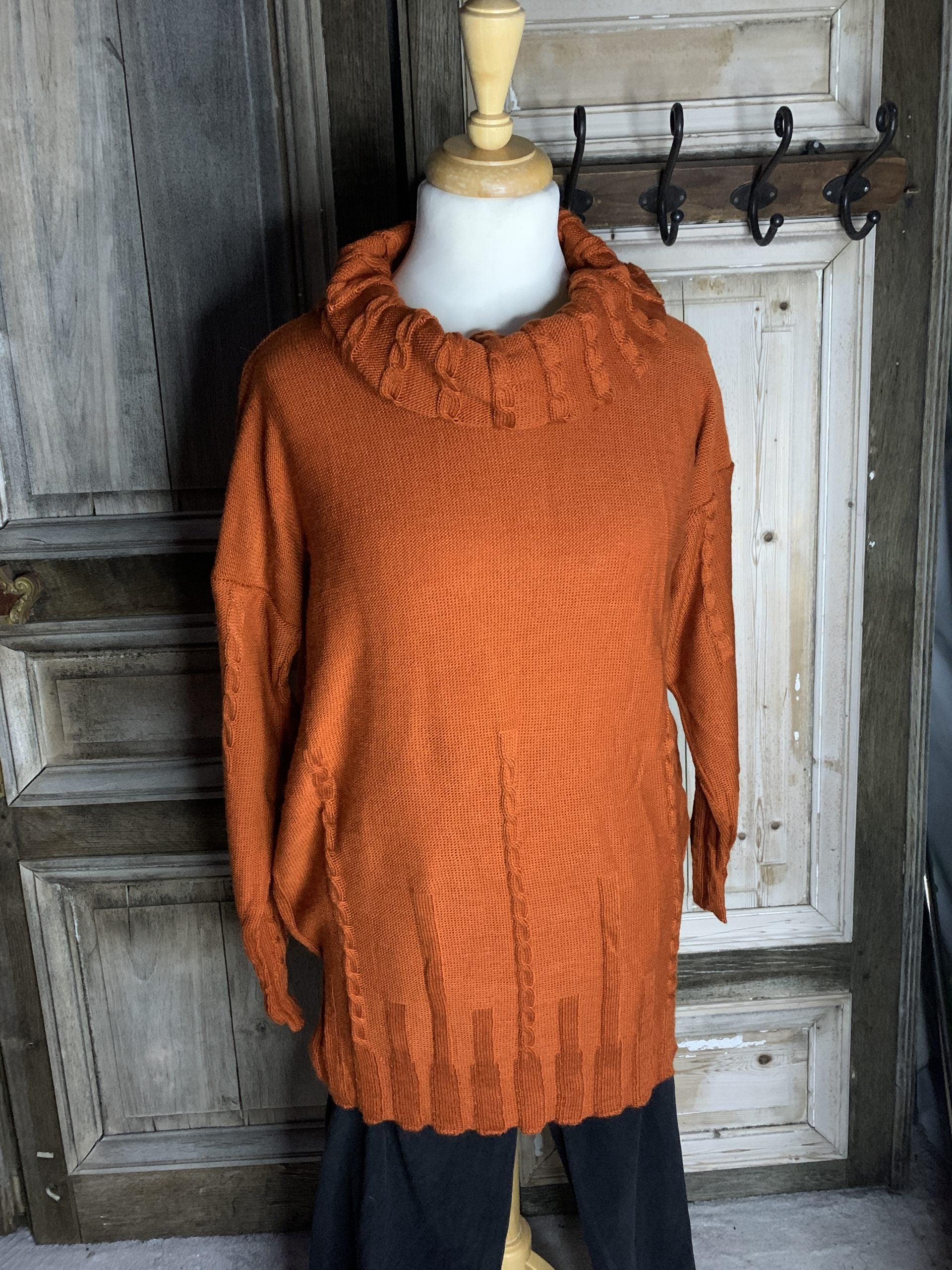 Kekoo - Trui - Steenrood/bruin - Maat 3/4