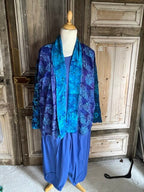 Normal Crazy - Short jacket +15 Patchwork blauw