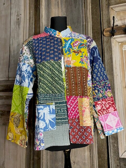 BB style - Indiaas patchwork jasje - reversibel 3