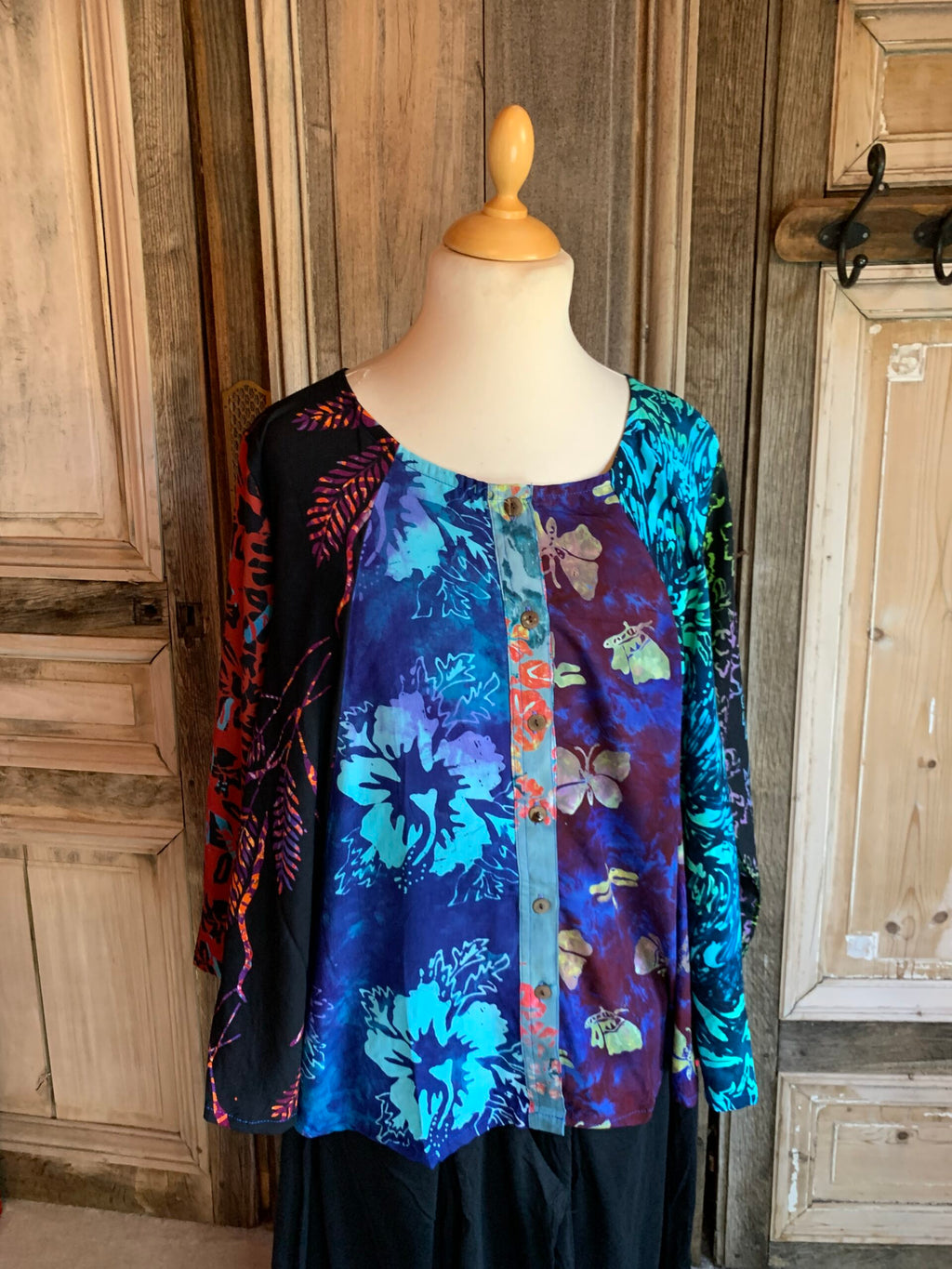Normal Crazy - Blouse New Moza lange mouw P/W* bloem
