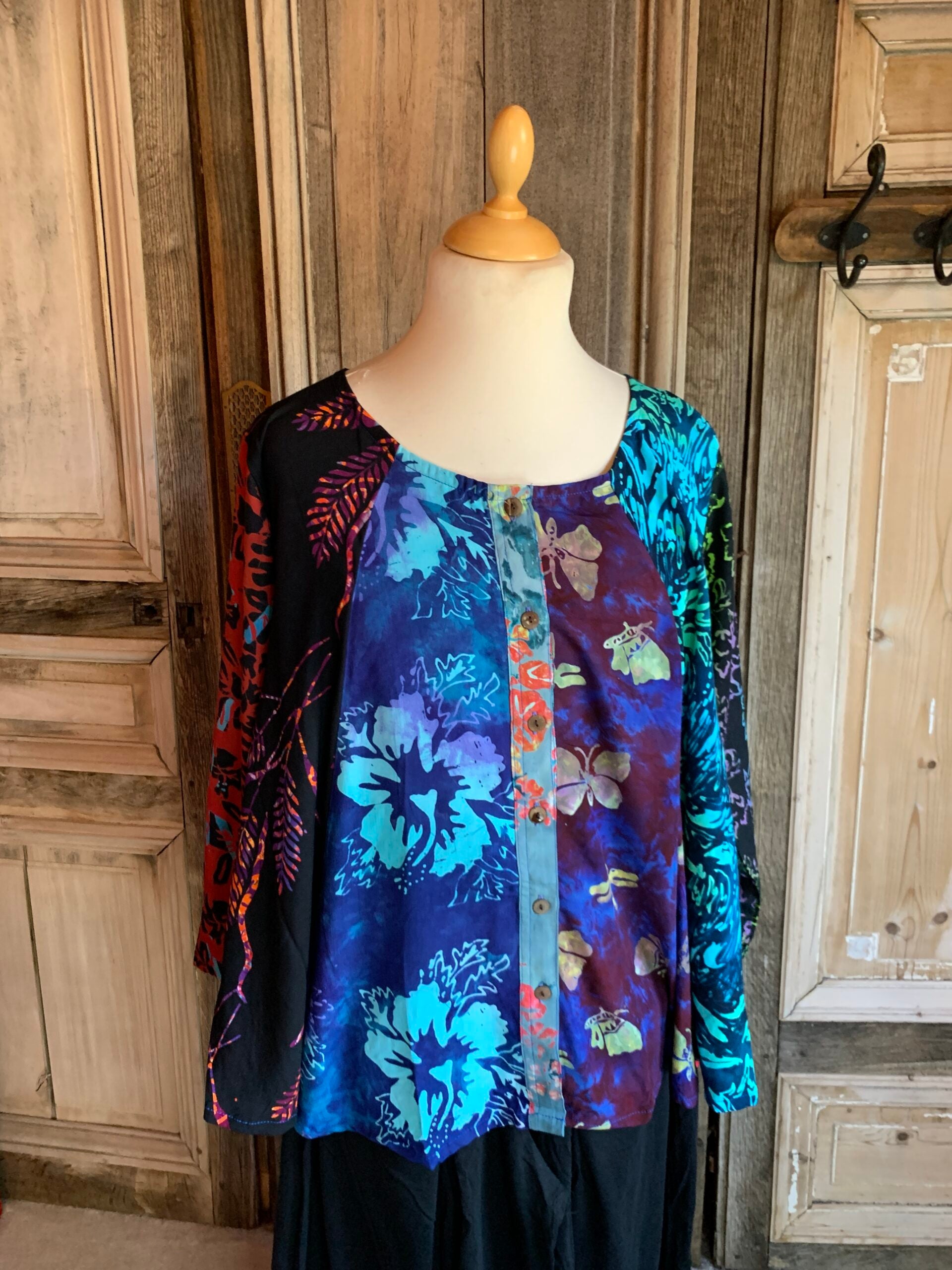 Normal Crazy - Blouse New Moza lange mouw P/W* bloem
