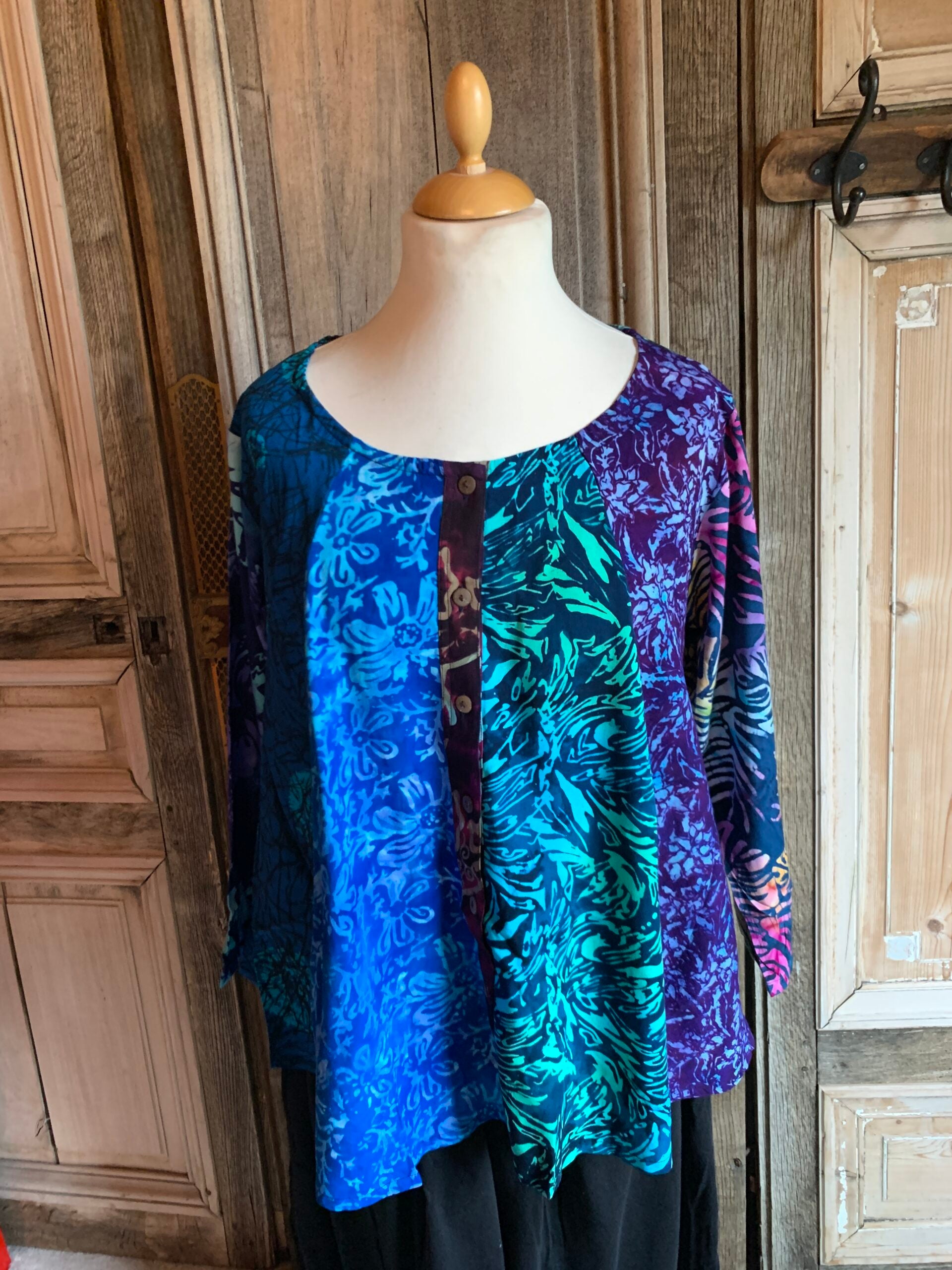 Normal Crazy - Blouse New Moza lange mouw P/W*
