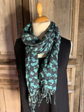 The Blue turban - shawls viscose donkerblauw #
