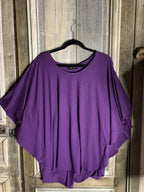 Angel Circle - Shirt vlindermouw - paars*