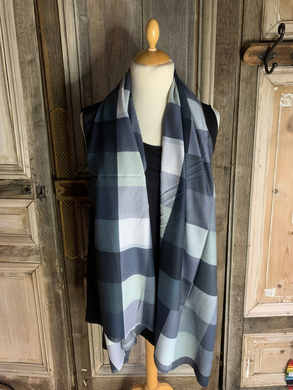 BB style viscose sjaal blok