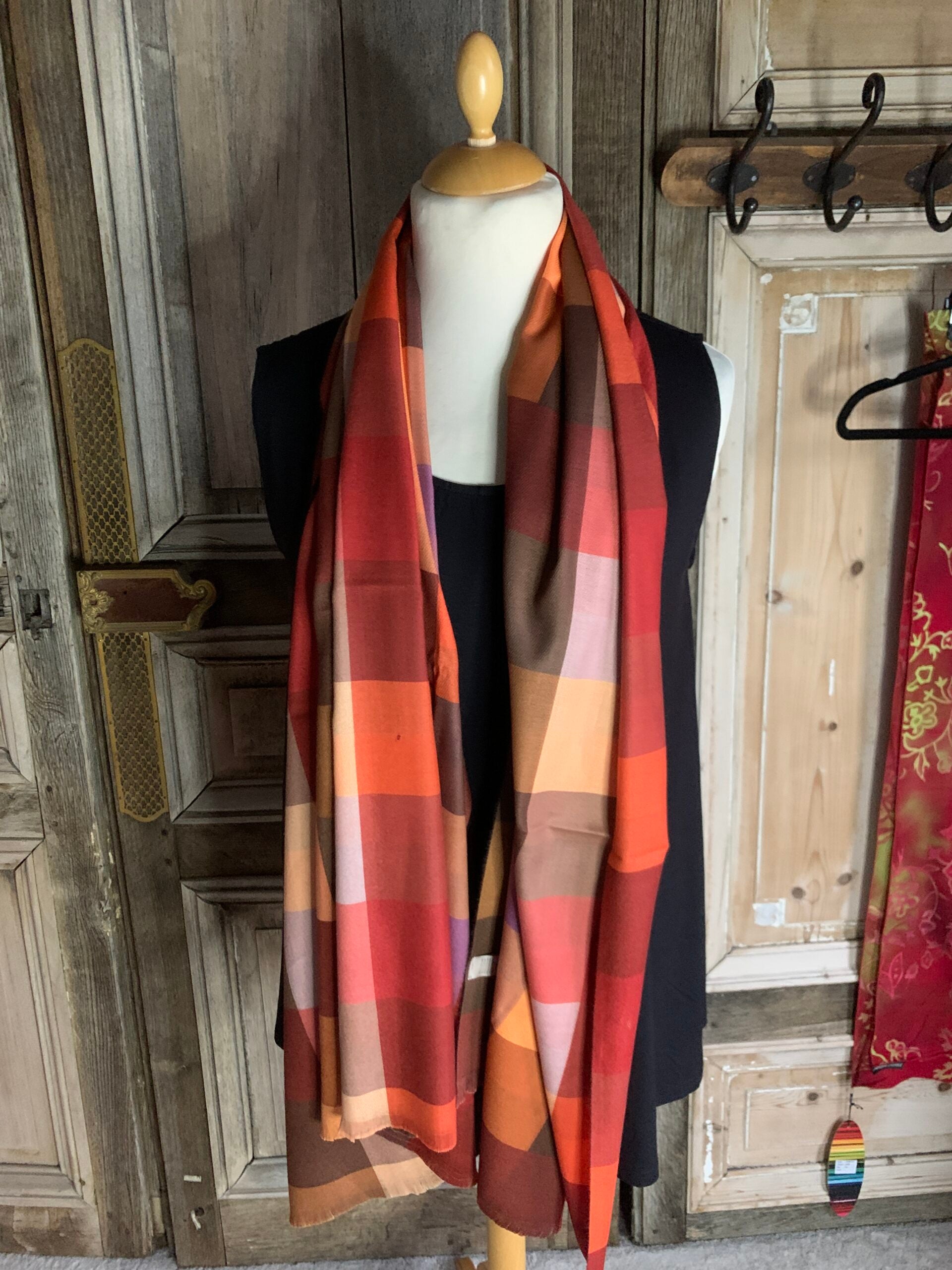 BB style viscose sjaal blok
