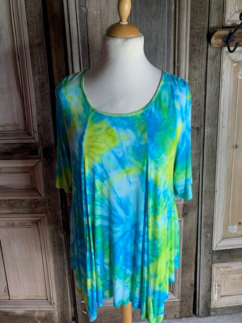 Normal Crazy - Shirt Moza - Tie dye s/s korte mouw