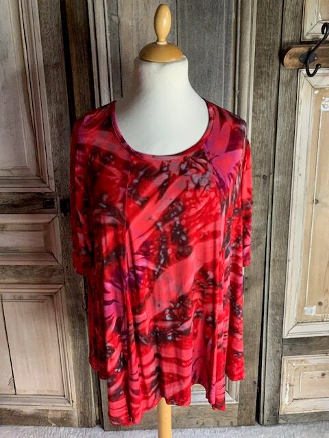 Normal Crazy - Shirt Moza - Tie dye s/s korte mouw