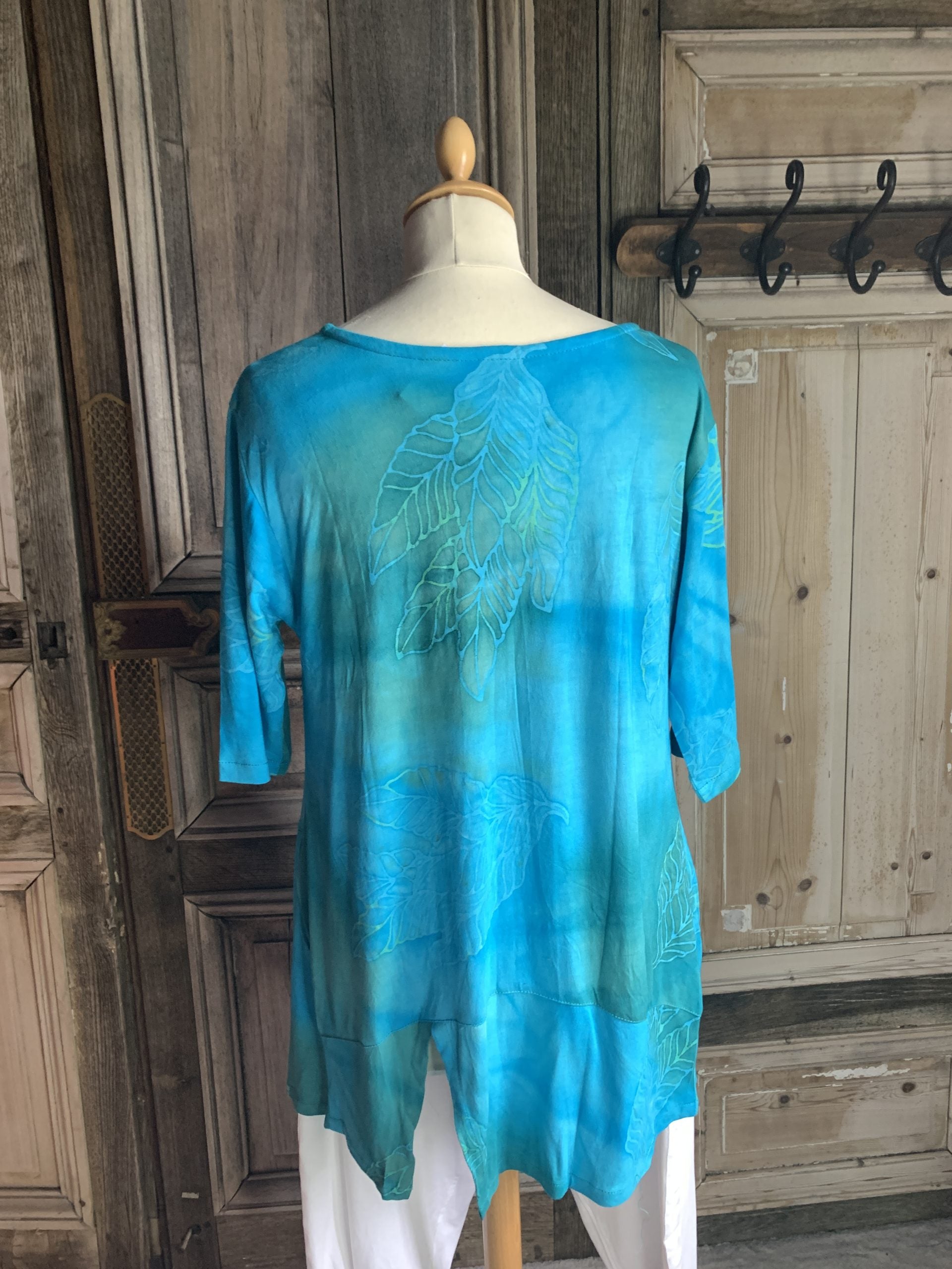 Mapa Mundo - Katja Batik turquoise *