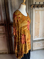 Normal Crazy - Tuniek Akha - korte mouw - Tie Dye Brown