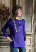 Heart - Goldie sweater Bres - Paars