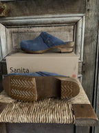 Sanita - klompen Ursana blauw - Maat 37 & Maat 41