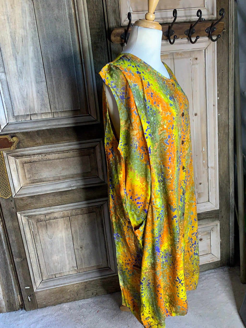 Normal Crazy - Dress Sky button oranje /geel