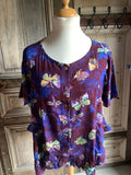 Normal Crazy - Blouse Diva met korte mouw