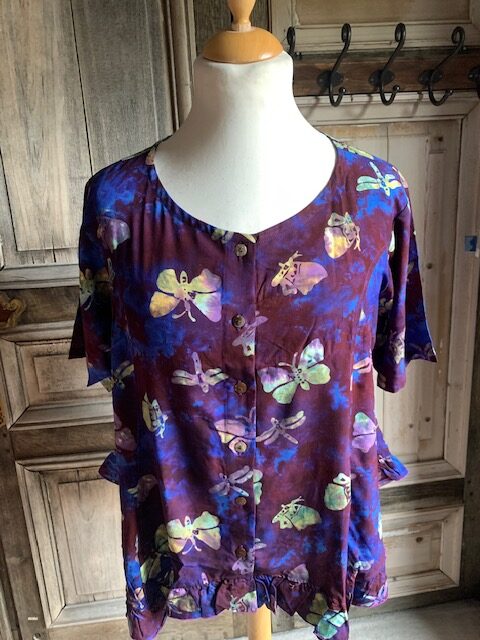 Normal Crazy - Blouse Diva met korte mouw