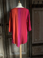 Angel Circle - Shirt vicose batik - Maat XL* Rood