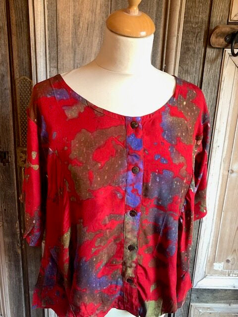 Normal Crazy - New Jipsy korte mouw batik