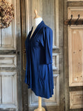 Angle Circle - Vest Plain - Donkerblauw *