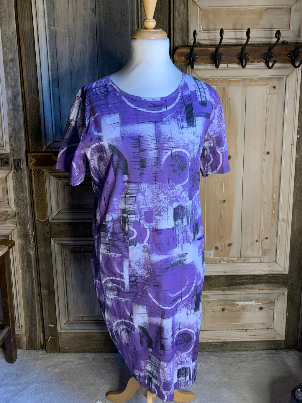 BB Style - katoenen jurk - Lavendel