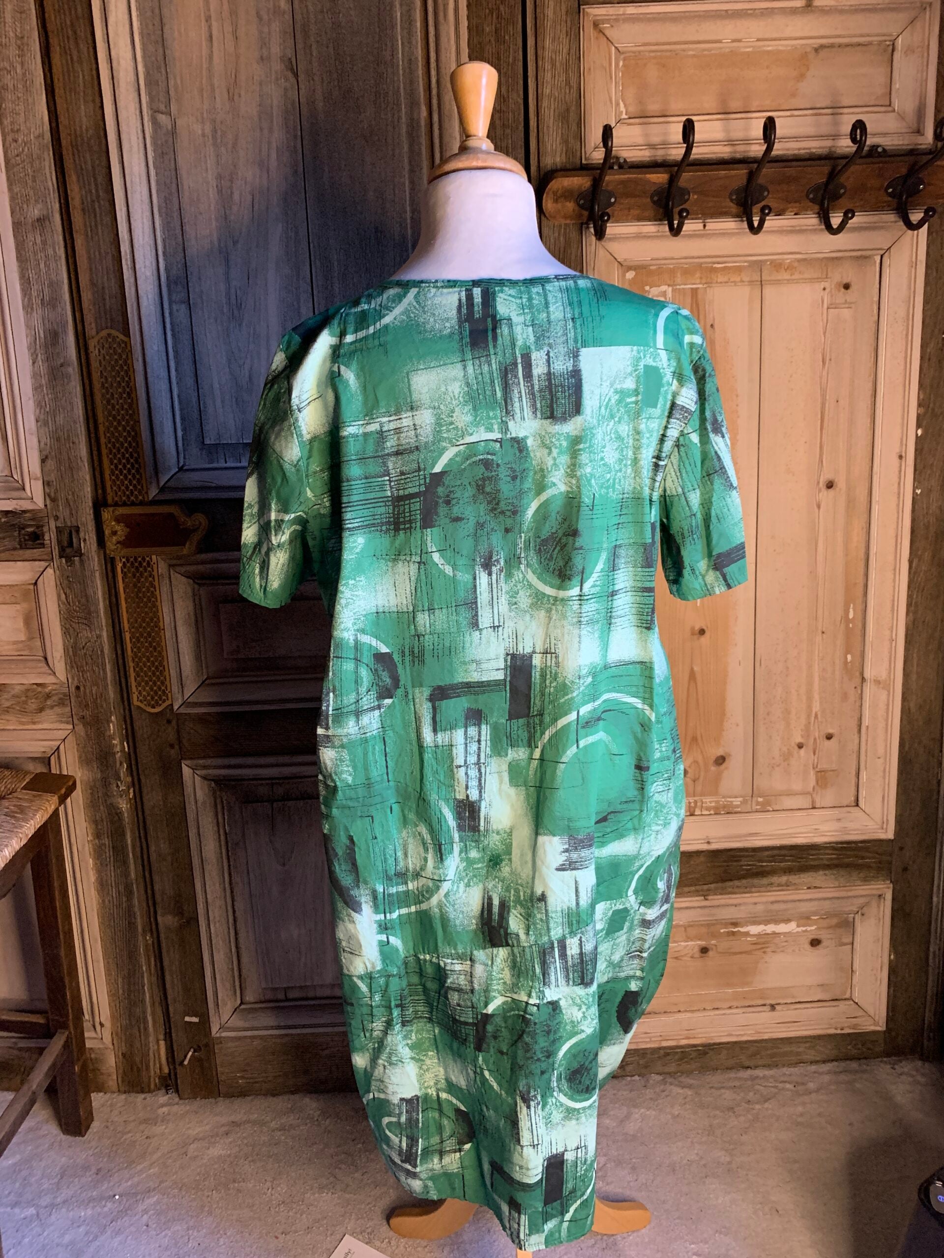 BB Style - katoenen jurk - Groen