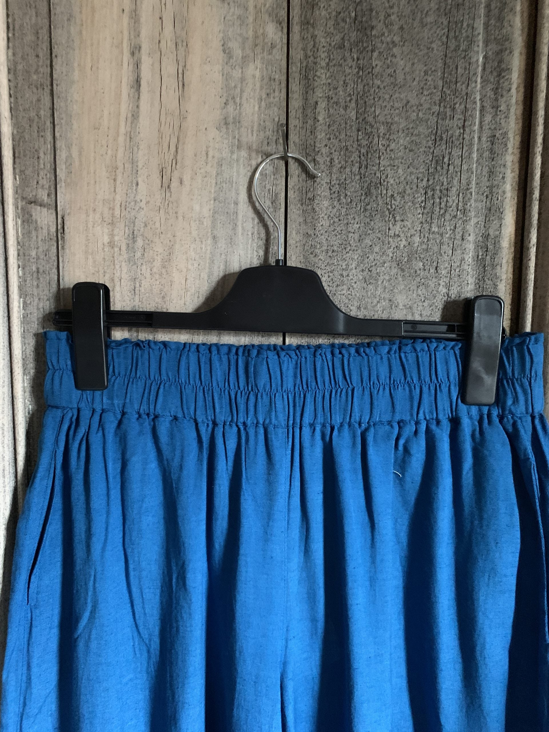 Orientique Linen 3/4 Broek French Blue*