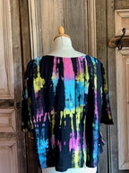 Normal Crazy - Blouse Botton korte mouw -