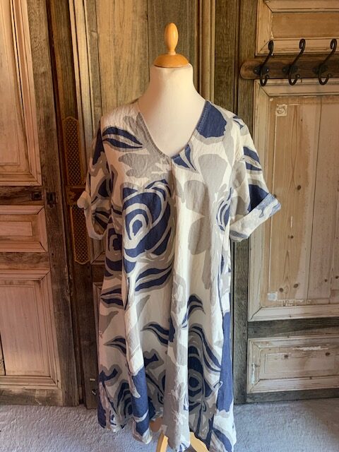 BB Style - Linnen jurk print