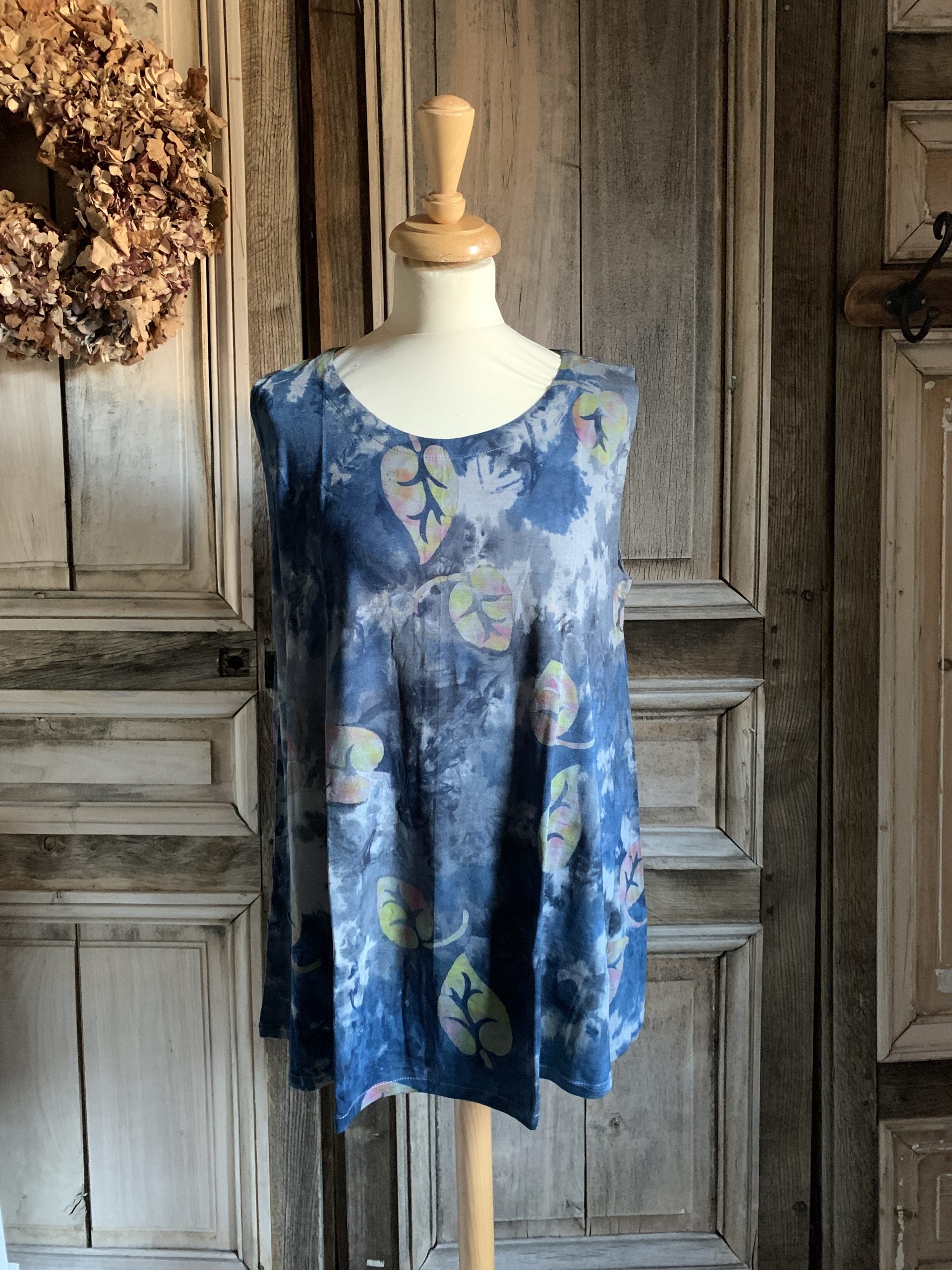 Mapa Mundo - A-Line Singlet Mouwloze Top (2) - Maat M* bloem
