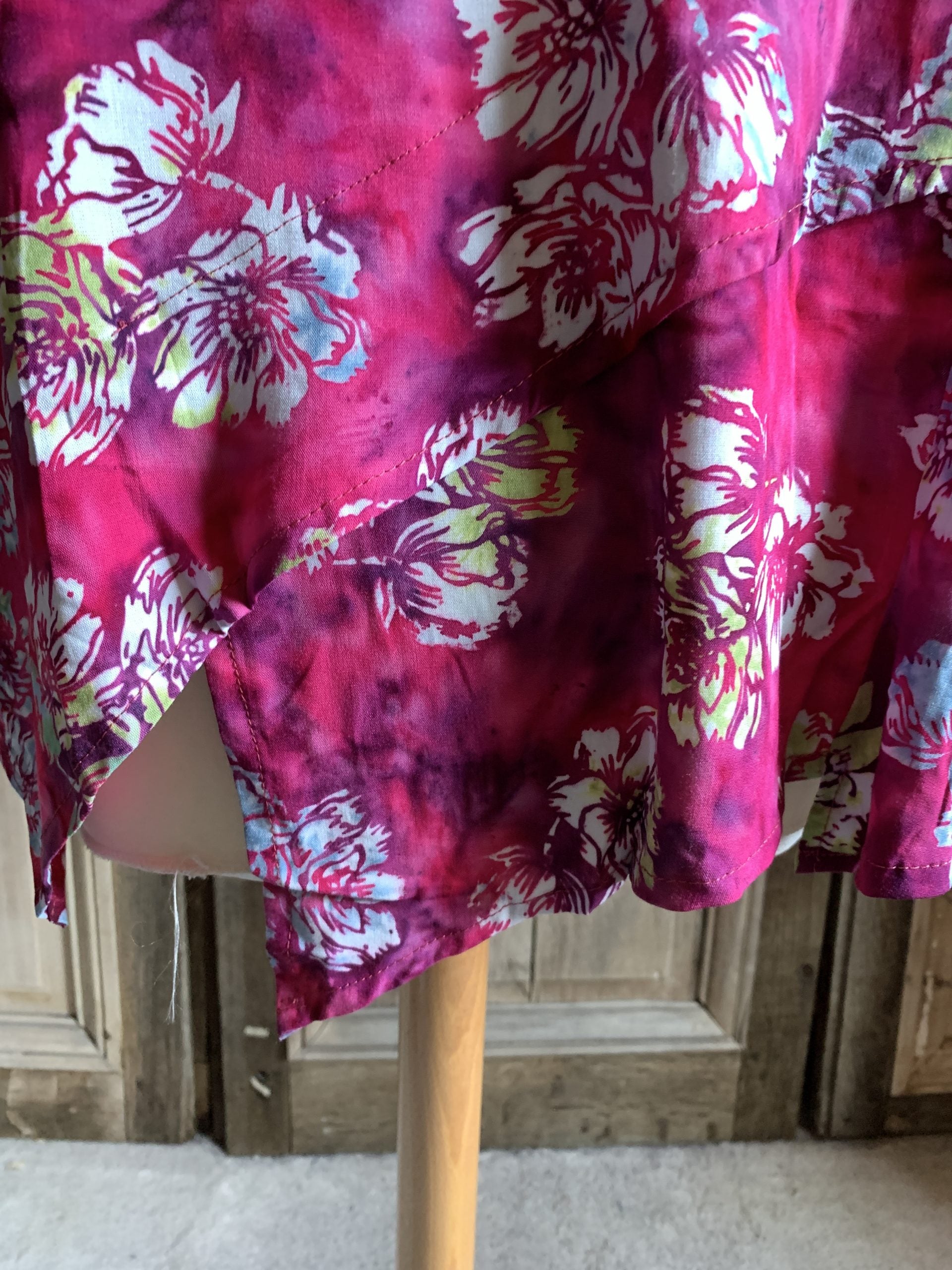 Mapa Mundo - Rayon Top Molly - Maat M*magenta