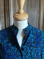 Mapa Mundo - Tuniek Singapore - Print blauw groen - Maat M *