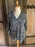 Normal Crazy - blouse palm 5 button