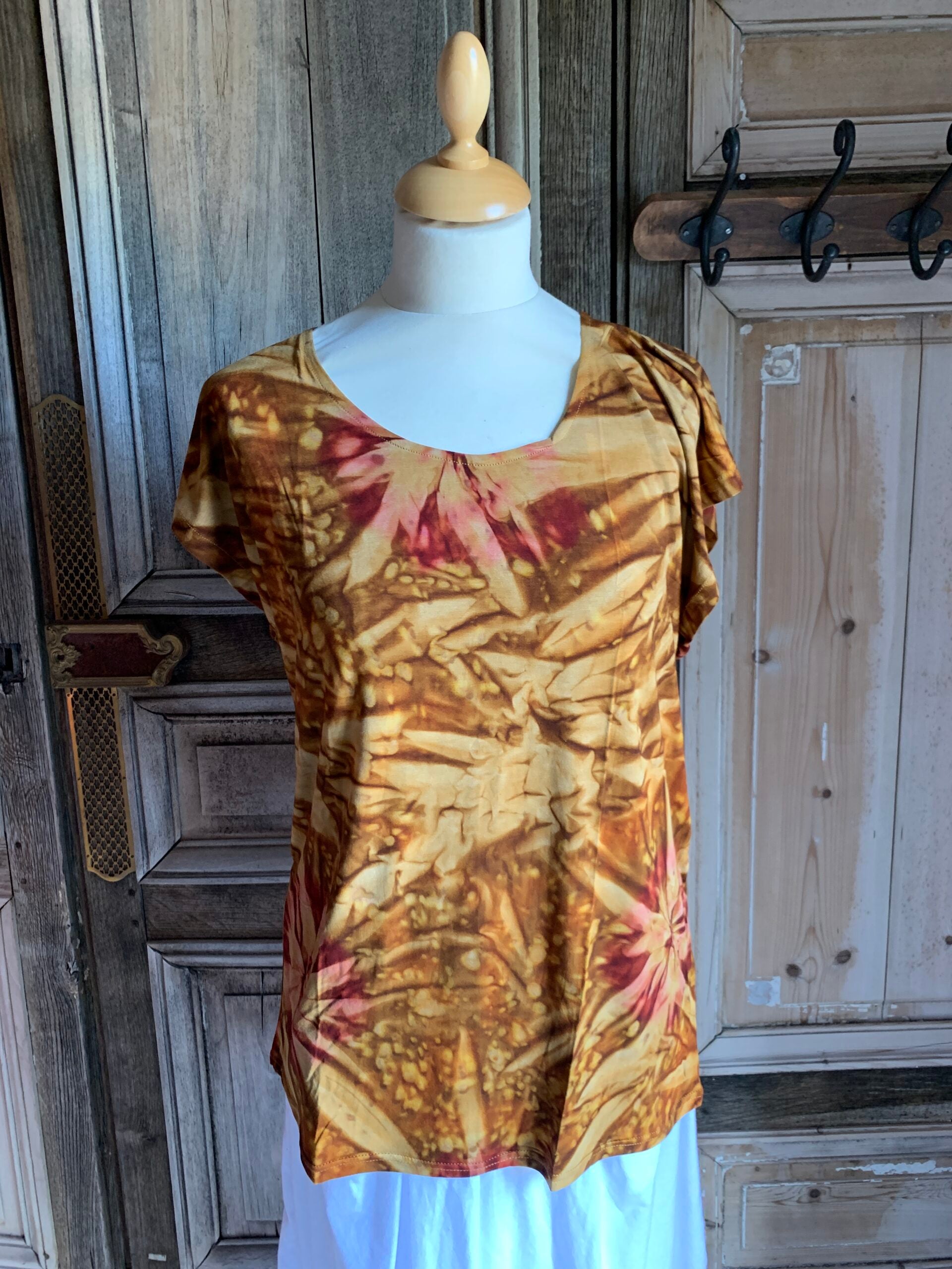 Normal Crazy - Shirt Bareta -Tie Dye bruin