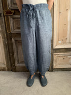 Luukaa - Broek - Denimlook - Maat 6
