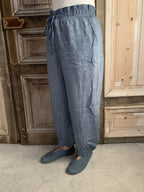 Luukaa - Broek - Denimlook - Maat 6