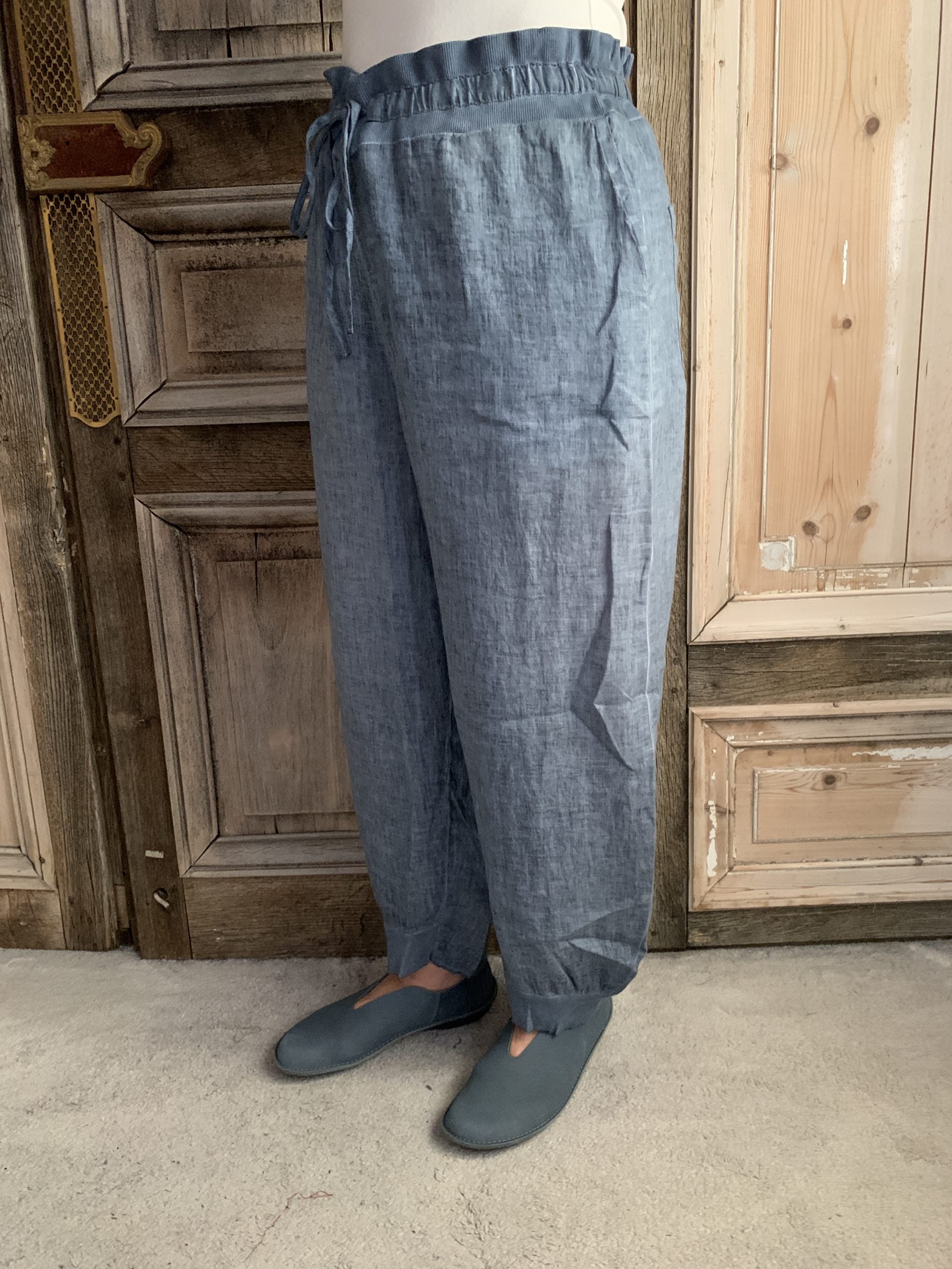 Luukaa - Broek - Denimlook - Maat 6