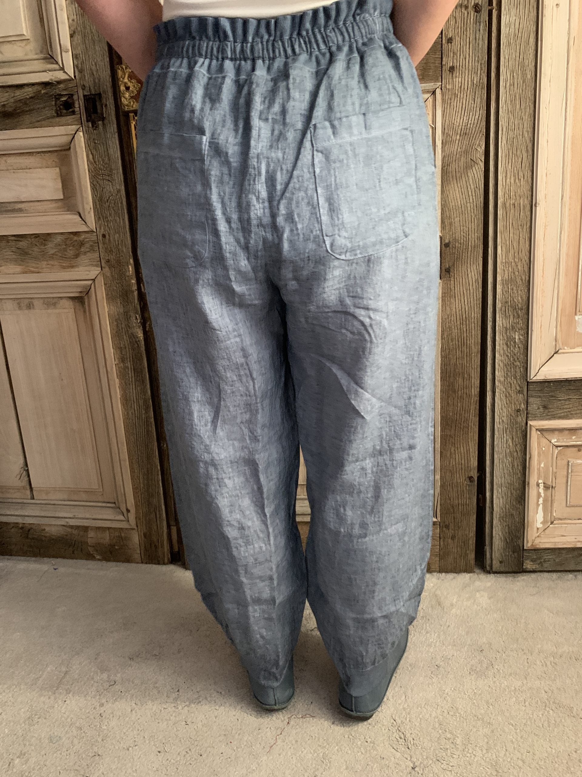 Luukaa - Broek - Denimlook - Maat 6