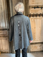 Geesje Sturre - Trui van katoen Fleece - Grijs