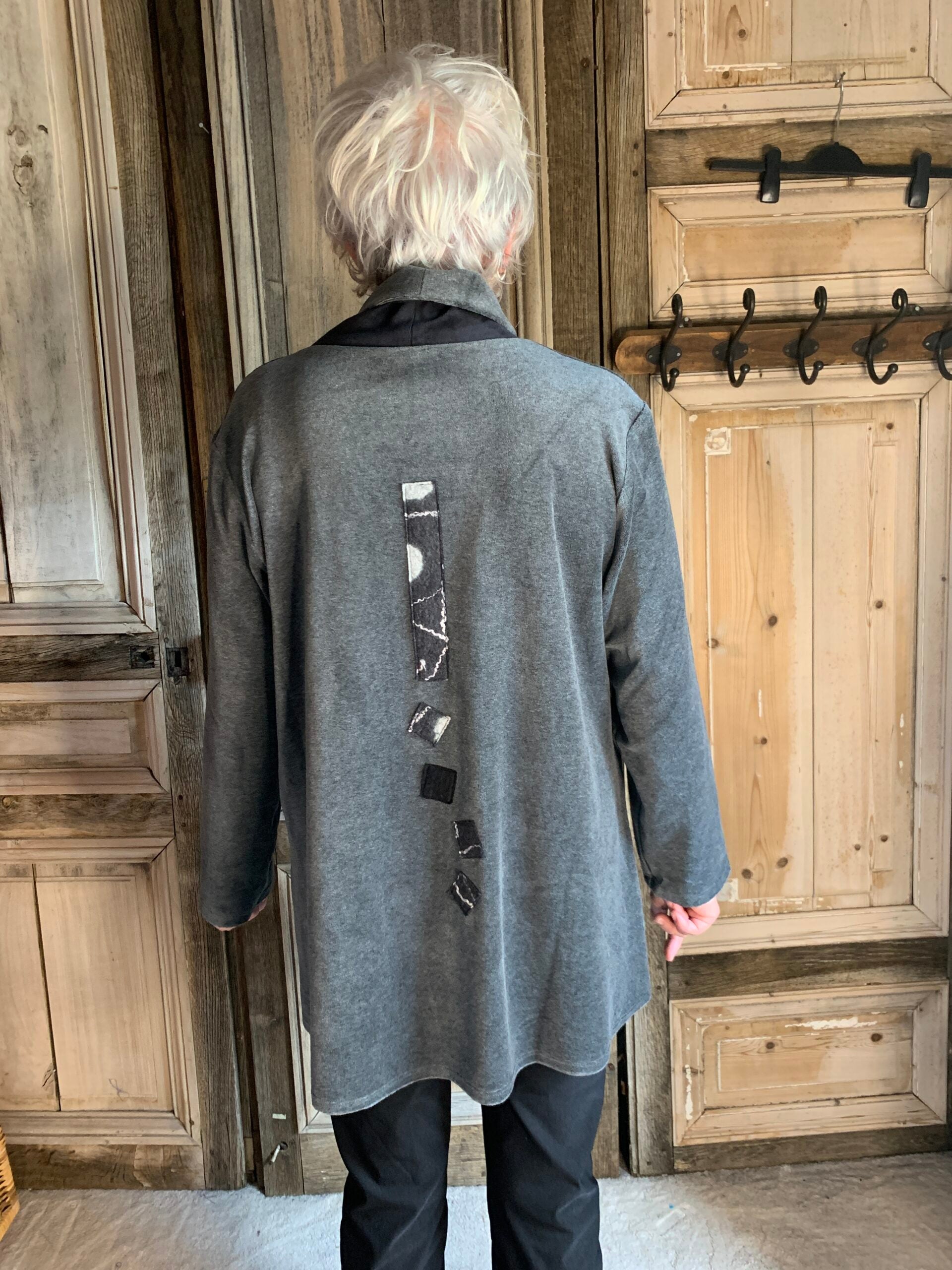 Geesje Sturre - Trui van katoen Fleece - Grijs